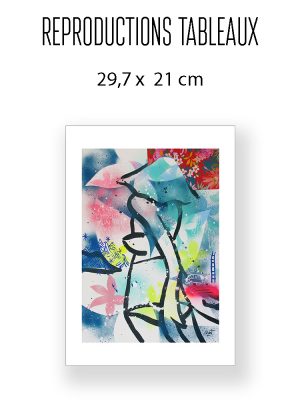 Reproductions tableaux 29,7x21 cm